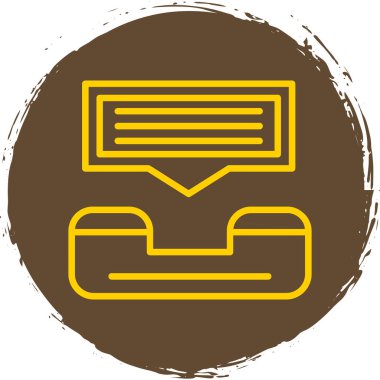 Yardım hattı web simgesi, vektör illüstrasyonu