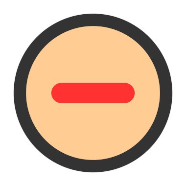 sancak simgesi, vektör illüstrasyonlu yuvarlak tuş