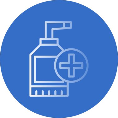 sanitizer bottle vector icon