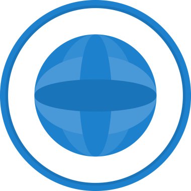 Dünya çapında simge vektör illüstrasyonu 