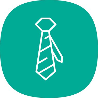Kravat. Web simgesi basit tasarım