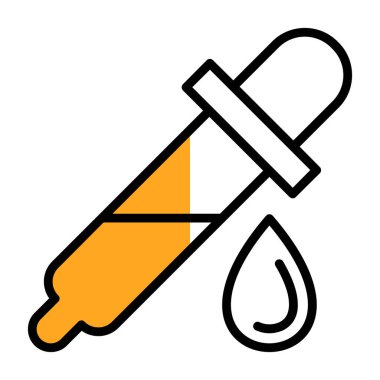 Düz Bırakıcı satırı ve biçim simgesi tasarımı