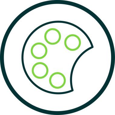 Gıda simgesinin vektör illüstrasyonu