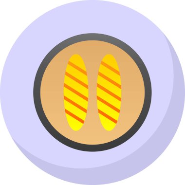 yiyecek ikonu vektör illüstrasyonu