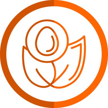 Üzerinde işaret olan bir kadının dairesel simgesinin vektör çizimi