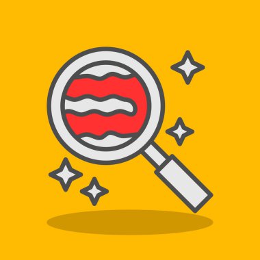 düz arama simgesi vektör gösterimi