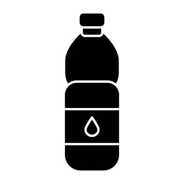 su şişesi ikonu vektör çizimi tasarımı 