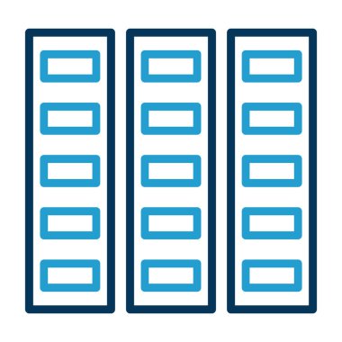 Renk paleti simgesi vektör çizimi beyaza izole edildi 