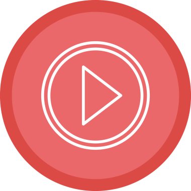 Düz oyun. Web simgesi basit illüstrasyon