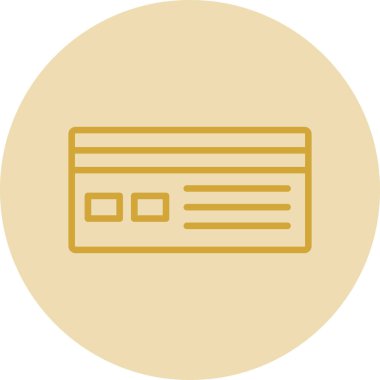 Kredi kartı vektör illüstrasyonu 