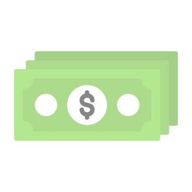 Dolar gagası vektör simgesi