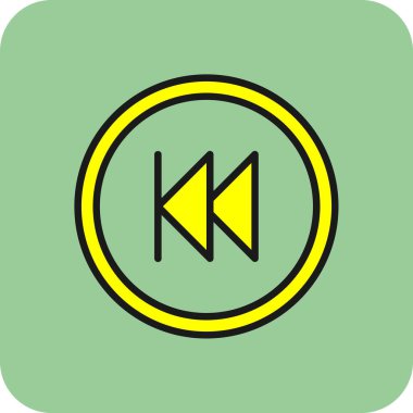 Simge vektör illüstrasyon tasarımını geri al