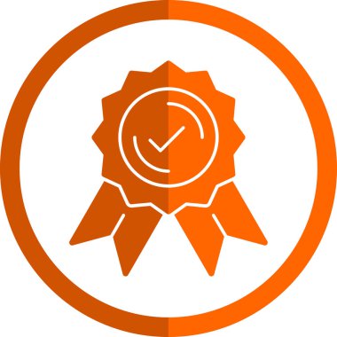 Rozet. Web simgesi basit illüstrasyon