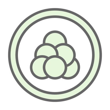 Gıda simgesinin vektör illüstrasyonu