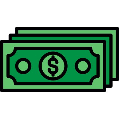 Para çantası dolar simgesi