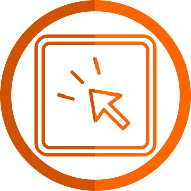 Seo İmleç simgesinin vektör illüstrasyonu