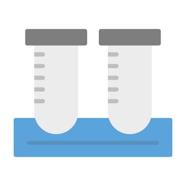 test tubes vector icon design