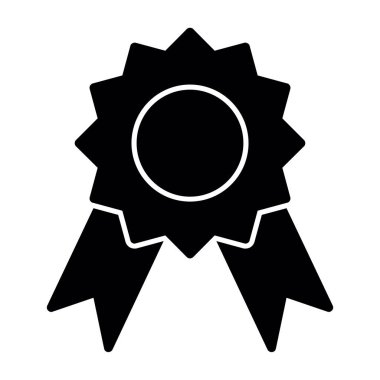 Madalya Web simgesi basit illüstrasyon 