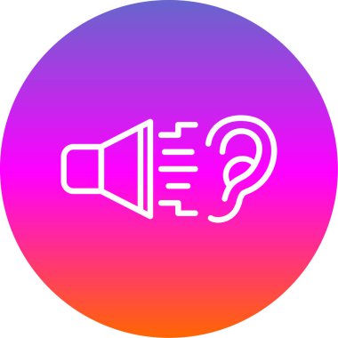 megafon vektör simgesi izole edilmişName