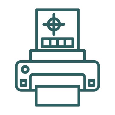 Para makinesi simgesi. Web için para makinesi vektör simgelerinin basit çizimi