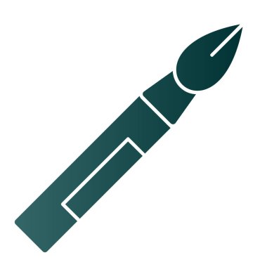 fırça ağ ikonu vektör illüstrasyonu