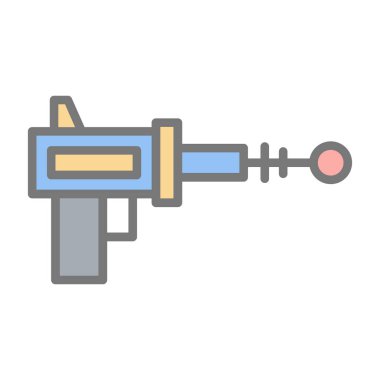 tornavida simgesi vektörü. İnce çizgi işareti. izole edilmiş sınır sembolü çizimi