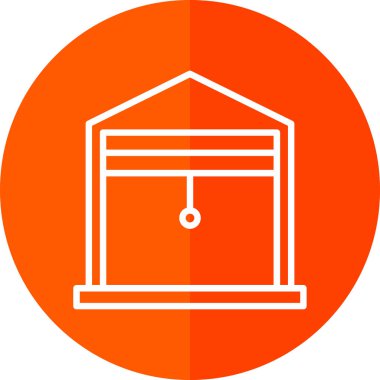 garaj simgesi vektör illüstrasyonu