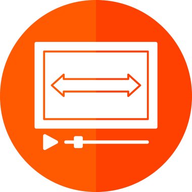 Modern simgenin vektör illüstrasyonu