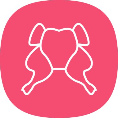 vektör eşarp illüstrasyonu