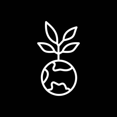 vektör ekoloji ikonu illüstrasyonu