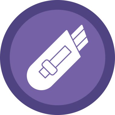 Cutter ağ simgesi vektör illüstrasyonu