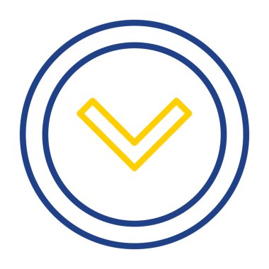 işaret simgesini işaretle, vektör illüstrasyonu 