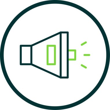 vektör sözcüsü Simgesi illüstrasyonu 