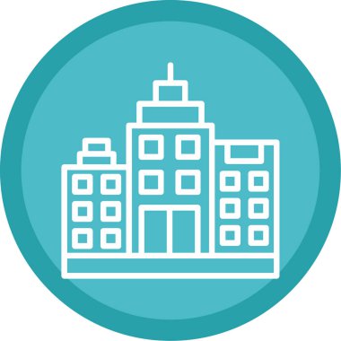 modern yapı web simgesi, vektör illüstrasyonu