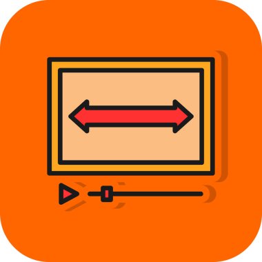 ok yönü simgesi doldurulmuş - taslak biçimi