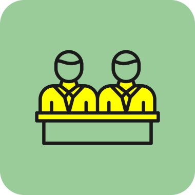 İnsan simgesinin vektör illüstrasyonu