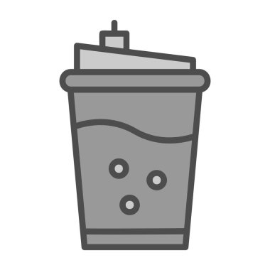 Ağ ve mobil uygulama tasarımınız için beyaz arkaplanda izole edilmiş çöp simgesi vektörünü geri dönüştür, çöp logosu kavramını geri dönüştür