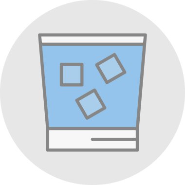 Kokteyl içki kutsal kişilerin resmi, vektör çizim