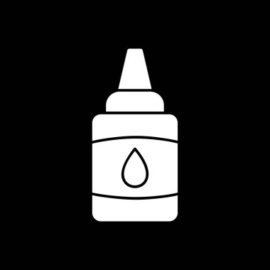 Yapıştırıcı web simgesi, basit vektör illüstrasyonu