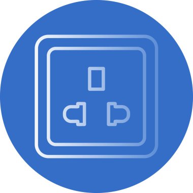 Güç simgesinin vektör illüstrasyonu