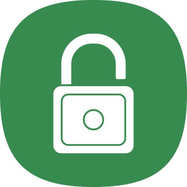 Web simgesinin kilidini aç basit illüstrasyon tasarımı