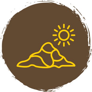 Modern simgenin vektör illüstrasyonu