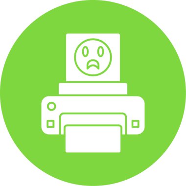  fotoğraf yazıcısı web simgesi basit illüstrasyon