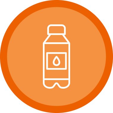 su şişesi simge vektör çizim