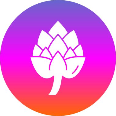 Enginar mı? Web simgesi basit illüstrasyon