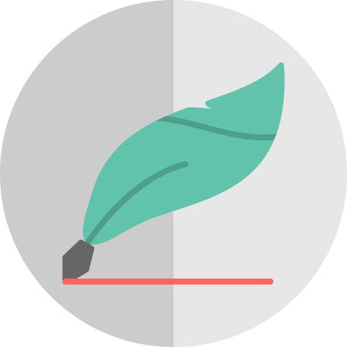 Yaprak simgesinin vektör illüstrasyonu