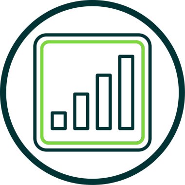 grafik ikonu vektör illüstrasyonu