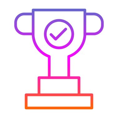 kupa vektör illüstrasyonu, simge ögesi arkaplanı                       