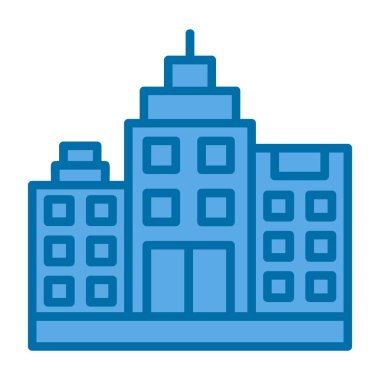 modern yapı web simgesi, vektör illüstrasyonu