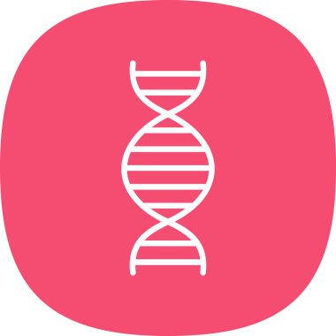 dna. Web simgesi basit illüstrasyon 